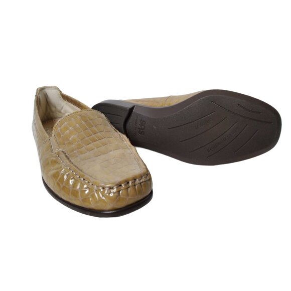 Womens SAS Tri-Pad Comfort Leather Slip On Loafers. Size 7W - Picture 4 of 4